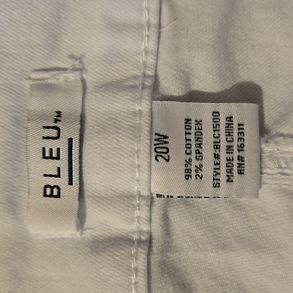 Women's Bleu White Denim Jeans in Size 20W - Picture 4 of 8